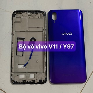 Bộ xương vỏ vivo V11 / Y97 lắp chung,kèm khay sim,phím,kính camera