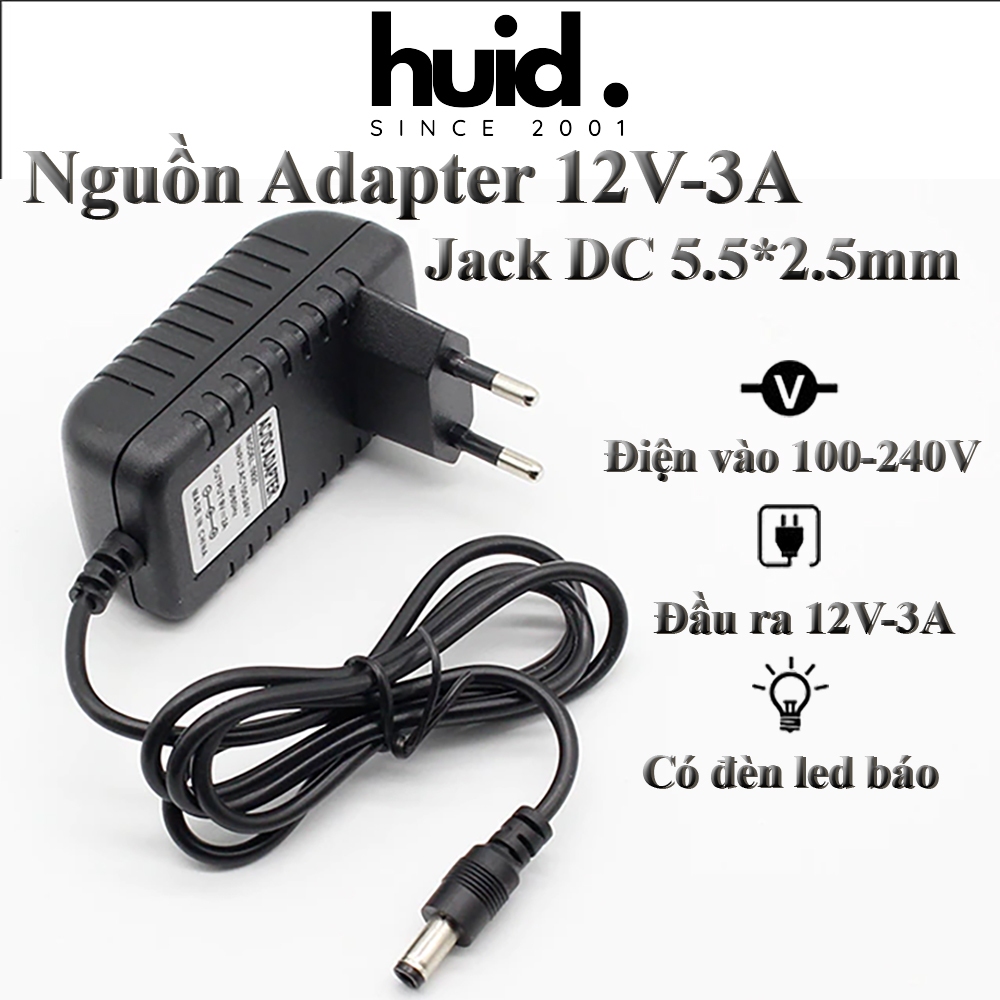 Nguồn Adapter 12V-3A