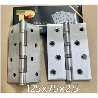 BỘ 2 BẢN LỀ INOX 304 DÀY 3LI 12CM