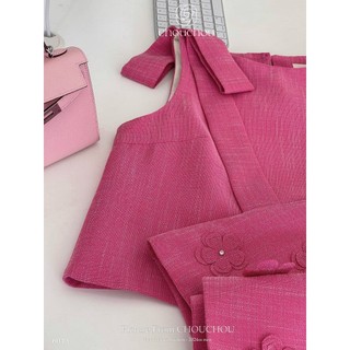 SET ÁO DÂY NƠ CV HOA