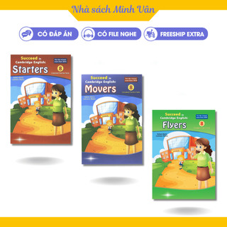 Sách - Succeed in starters,movers,flyers - có file nghe - đáp án