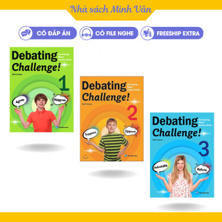 Sách - debating challenge - bộ 3q - mã QR quét file nghe