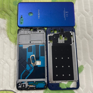 Bộ vỏ oppo A5s - gồm lưng,xương ,sườn,phím,kính camera có khe sim