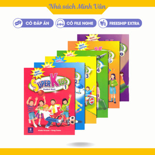 Sách - Super Kids - bộ 2 quyển - có file nghe