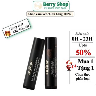 [ Chính hãng - Giá chỉ 24K ] Son dưỡng dầu dừa Cocoon Coconut Lip Balm With Shea Butter & Vitamin E 5g