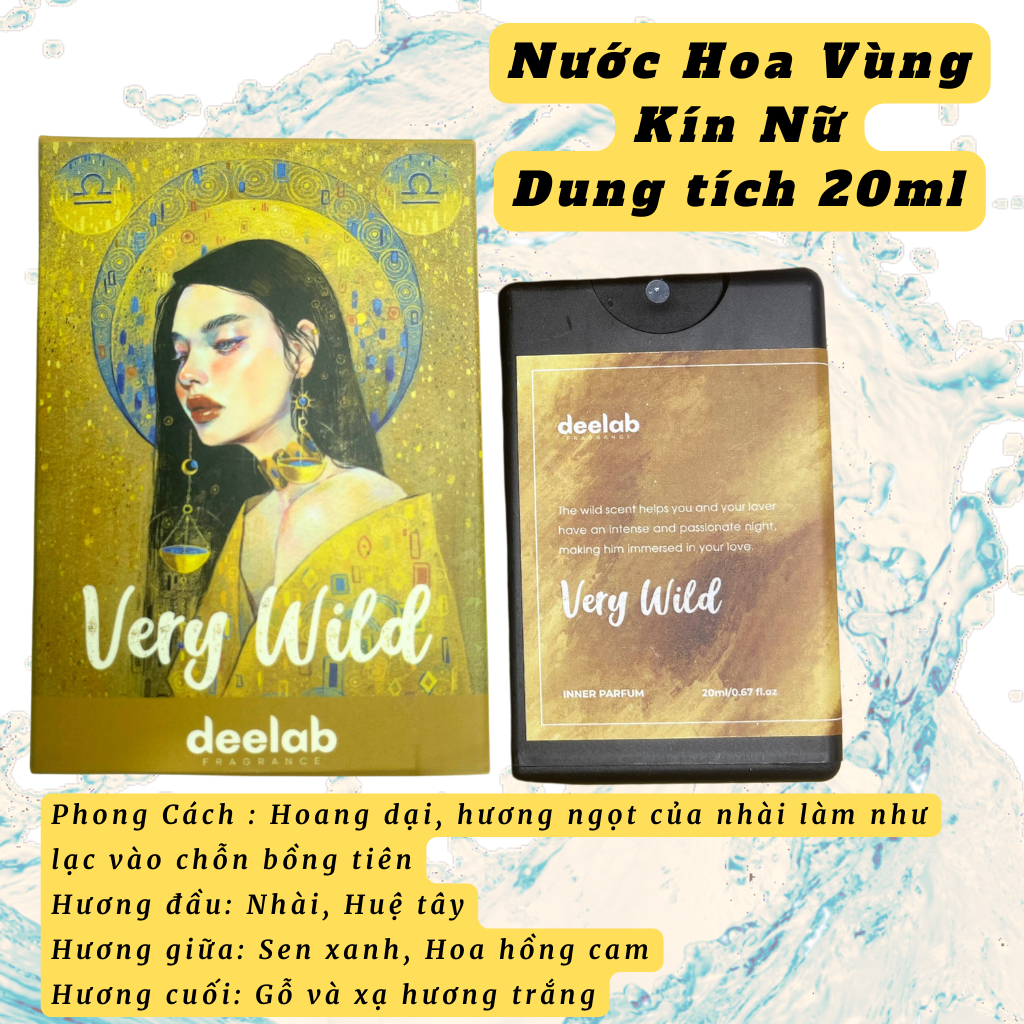 Nước Hoa Cô Bé , Vùng Kín , Vùng Tam Giác Nữ Sang Trọng , Đẳng Cấp , Quyến Rũ, Ngọt Ngào Chai 20ml Dạng Xịt