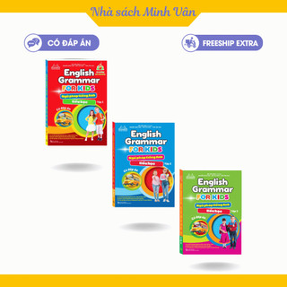 Sách - Combo English grammar for kids - Ngữ pháp tiếng anh tiểu học Có đáp án
