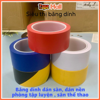 Băng dính dán sàn dán nền chất lượng cao khổ rộng 4.8cm dài 18m nhiều màu đẹp bóng mịn không dấu vết
