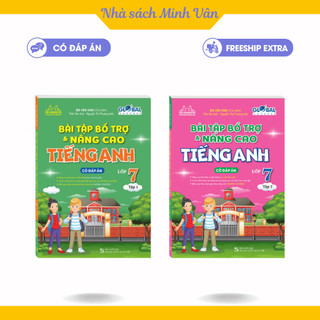 Sách - Combo Bài tập bổ trợ và nâng cao tiếng anh lớp 7 tập 1+2
