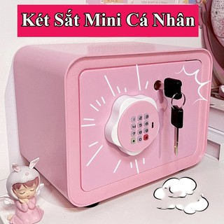 Két sắt mini cho bé cute, két sắt mini thông minh có khóa lưu trữ an toàn tiết kiệm