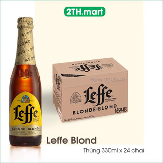 Bia leffe vàng 6.6% - leffe blonde - nhập khẩu bỉ - 1 chai 330ml- bia thầy tu