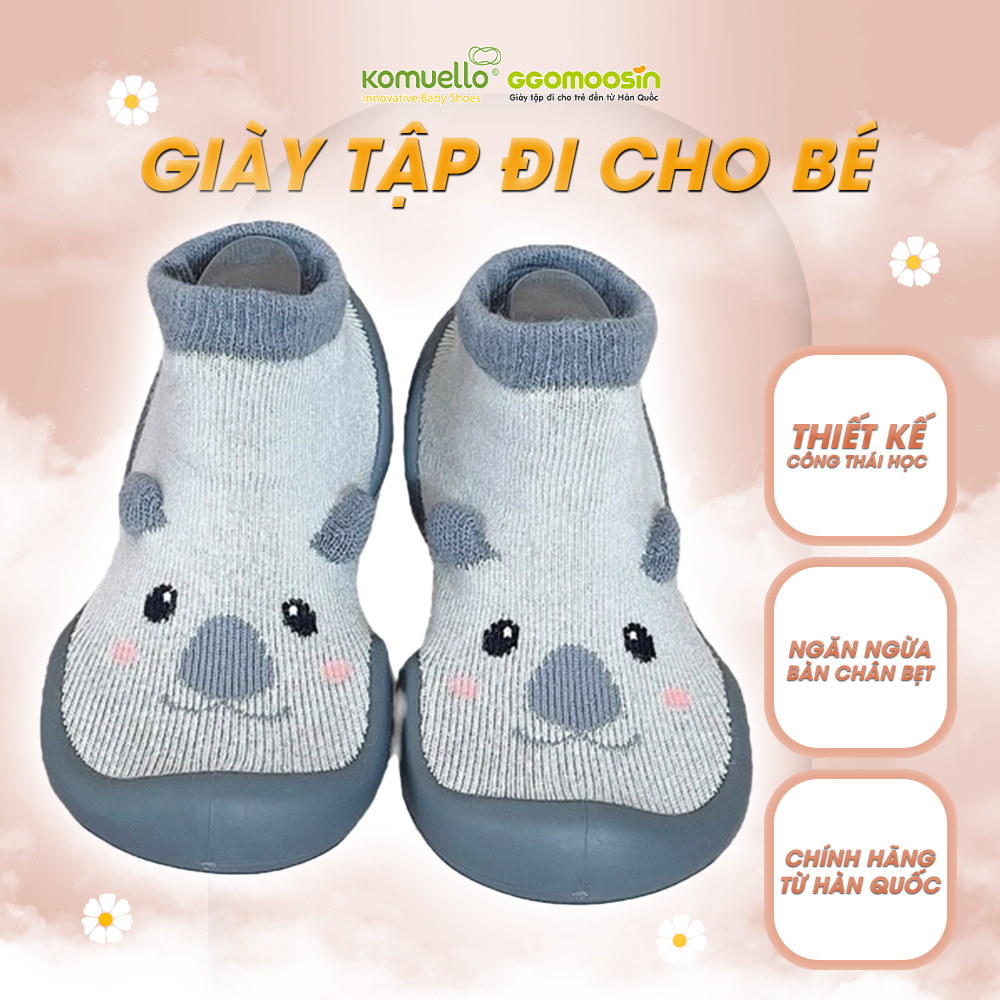 [Giày lười cho bé] - Giày công thái học Ggomoosin - Koala