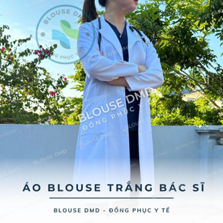 Áo Choàng Blouse Bác Sĩ CAO CẤP Nam Nữ form trẻ - sang trọng, Áo Vest Blu hàng đẹp