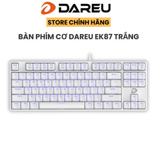 Bàn phím cơ Gaming Dareu EK87 V2 White( Blue / Brown / Red Switch )