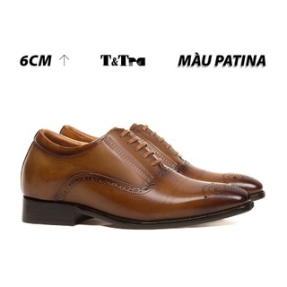 Giày cao nam a212nb - đánh màu thủ công patina