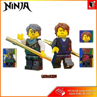 [Sẵn hàng] Đồ chơi lắp ráp minifigures 2 nhân vật Ninja go Young Garmadon và sư phụ Garmadon