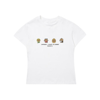 Áo thun nam nữ babytee Capybara black / white cotton 250GSM