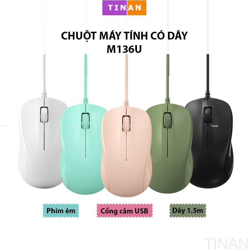 Chuột Máy Tính Có Dây M136U, Màu Morandi Mới, Dùng Cho Văn Phòng
