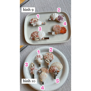 𝐒𝐞𝐚𝐬𝐡𝐞𝐥𝐥𝐬 𝐇𝐚𝐢𝐫 𝐂𝐥𝐢𝐩 𓇼🐚 | Kẹp vỏ sò Handmade