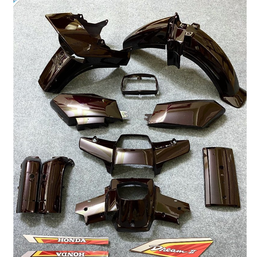 Dàn áo - Bộ Nhựa Dream ABS Nho Zin -Lắp Cho Các Xe Honda Dream II Thái Việt, TQ Mã 1222