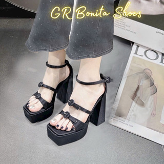 Cao Gót đúp 3 khóa tròn lụa cao 12 cm