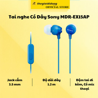 Tai nghe có dây sony mdr-ex15ap