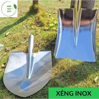 Xẻng Inox Xúc Nông Sản Thủy Hải Sản Xúc Đất Làm Vườn.Chịu Lực Chịu Nhiệt Chống Rỉ Sét Dày 1.1mm