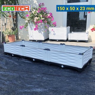 Chậu ghép thông minh 150x50x23 Cm: Thẩm mỹ, kết cấu chắc, dễ lắp đặt, phù hợp mọi cây trồng đô thị.