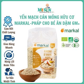 Yến mạch hữu cơ cán mỏng Markal ăn dặm cho bé
