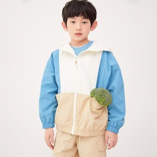 Áo gió phối màu Spao Kid