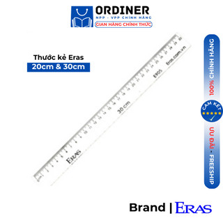 Thước kẻ eras e904/5, thước kẻ học sinh 20cm - 30cm