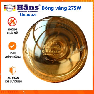 Bóng đèn sưởi nhà tắm thay thế bóng sưởi Kottman Hans 275w, Bóng sưởi nhà tắm cao cấp chính hãng