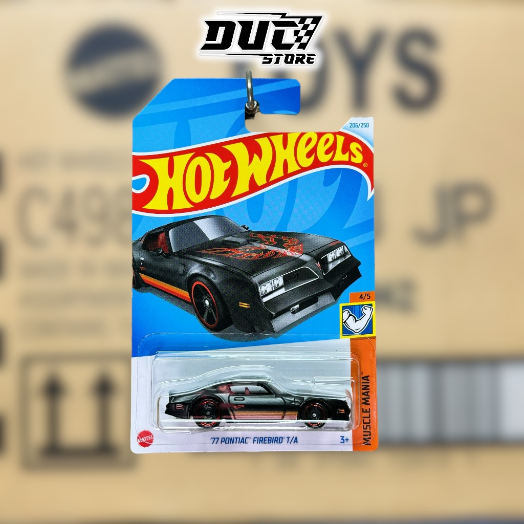 Ducstore Xe mô hình HTC60 Hot Wheels 77 Pontiac Firebird T/A - basic case L 2024