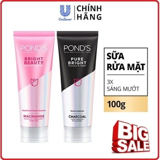 Sữa rửa mặt sáng da pond's Bright Beauty 100g