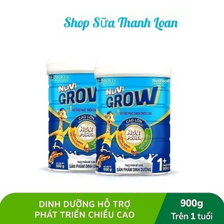 Combo 2 lon sữa bột nutifood nuvi grow 1 900g.