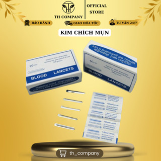 Kim chích mụn hộp 200 chiếc dùng cho nặn mụn spa, chích đầu mụn