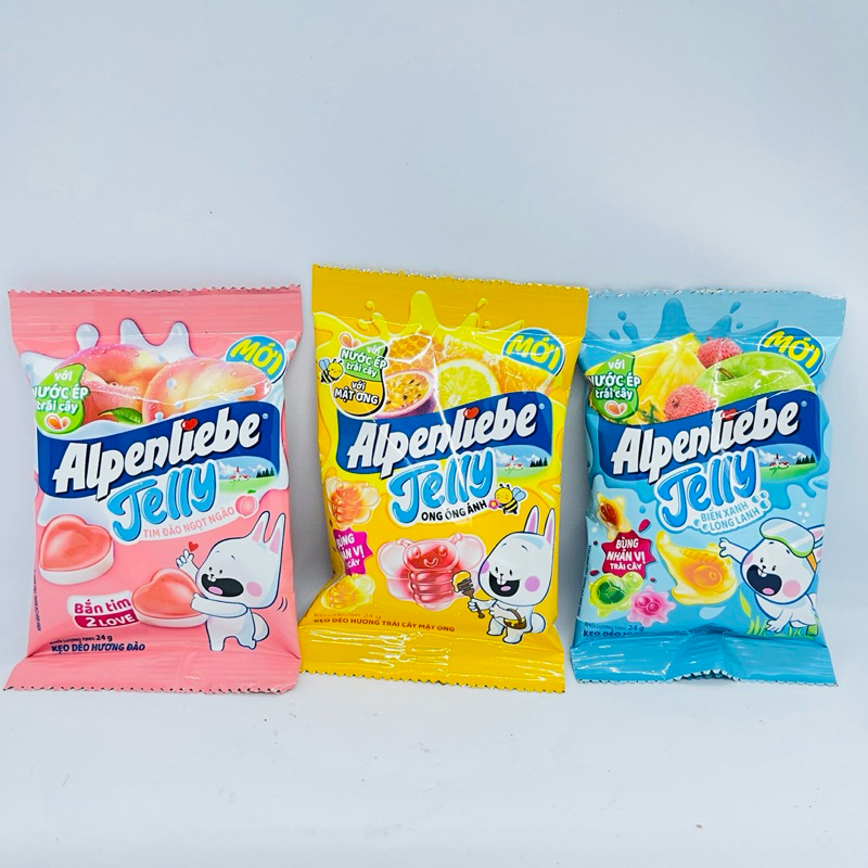 Lẻ 1 Kẹo dẻo Alpenliebe Jelly Biển xanh long lanh