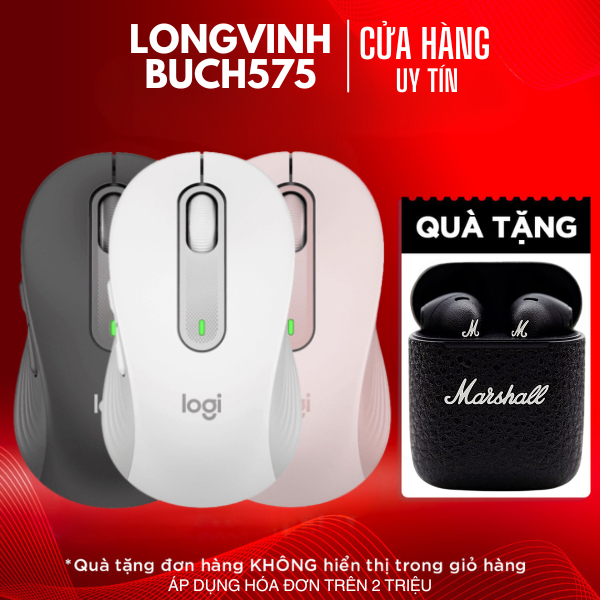 Chuột Logitech M650 Không Dây Bluetooth SilentTouch- Fullbox new