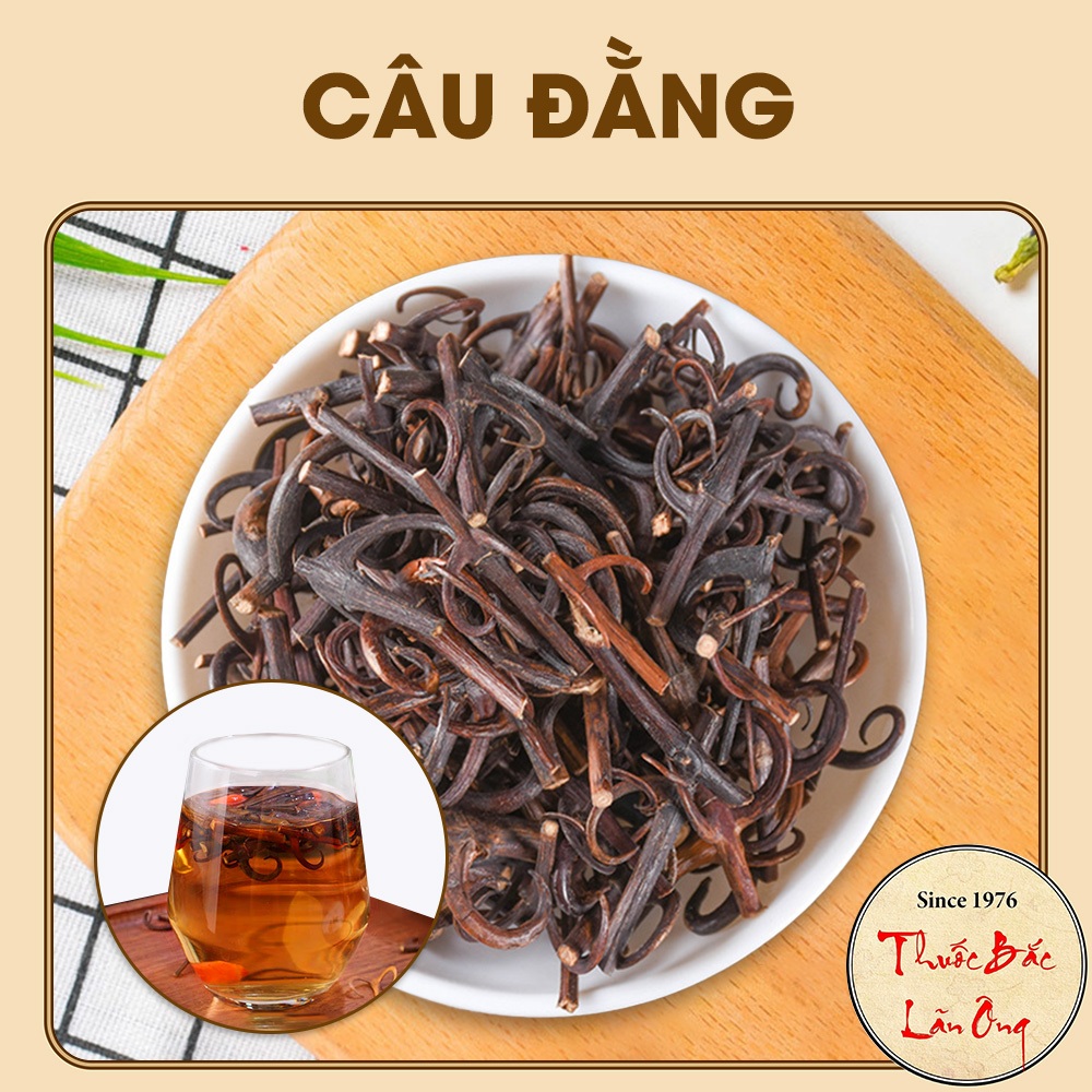 Câu đằng 100g, cây móc câu khô, sạch, thơm - Lãn Ông