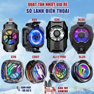 Quạt tản nhiệt điện thoại sò lạnh S3 / DL05 / CX07 / X76 / AL11 Pro - Sò lạnh tản nhiệt giá rẻ 2024