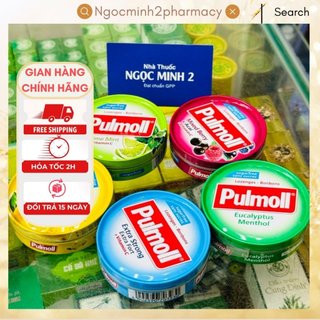 ✅ [Chính Hãng] Pulmol Kẹo ngậm ho không đường Pulmoll ( Nhiều vị )