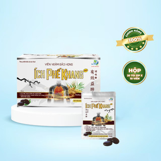 Viên ngậm ho bảo họng Ích Phế Khang Tất Thành Pharma giảm khản tiếng tiêu đờm