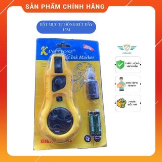 Bật mực tự động rút dây 15m king stone, dây búng mực xây dựng