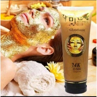 [ Tặng 1 cọ đắp nạ] Mặt nạ vàng 24k hàn quốc 220ml