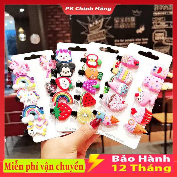 Set 10 Kẹp Tóc Cho Bé Phong Cách Hàn Quốc