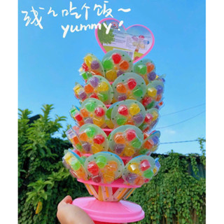 sỉ tháp 80 chiếc kẹo dẻo bọc đường hình chong chóng sắc màu