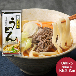 Mì Udon khô Asahi dai mềm dinh dưỡng nội địa Nhật bản 400g