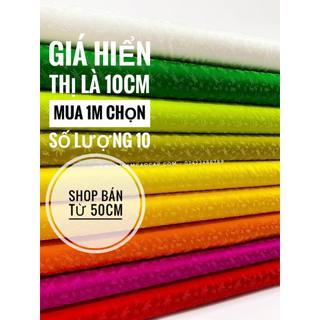 Vải Gấm Lụa Chuồn Chuồn (90k/m) - giá hiển thị là giá 10cm, mua 1m chọn sl 10.