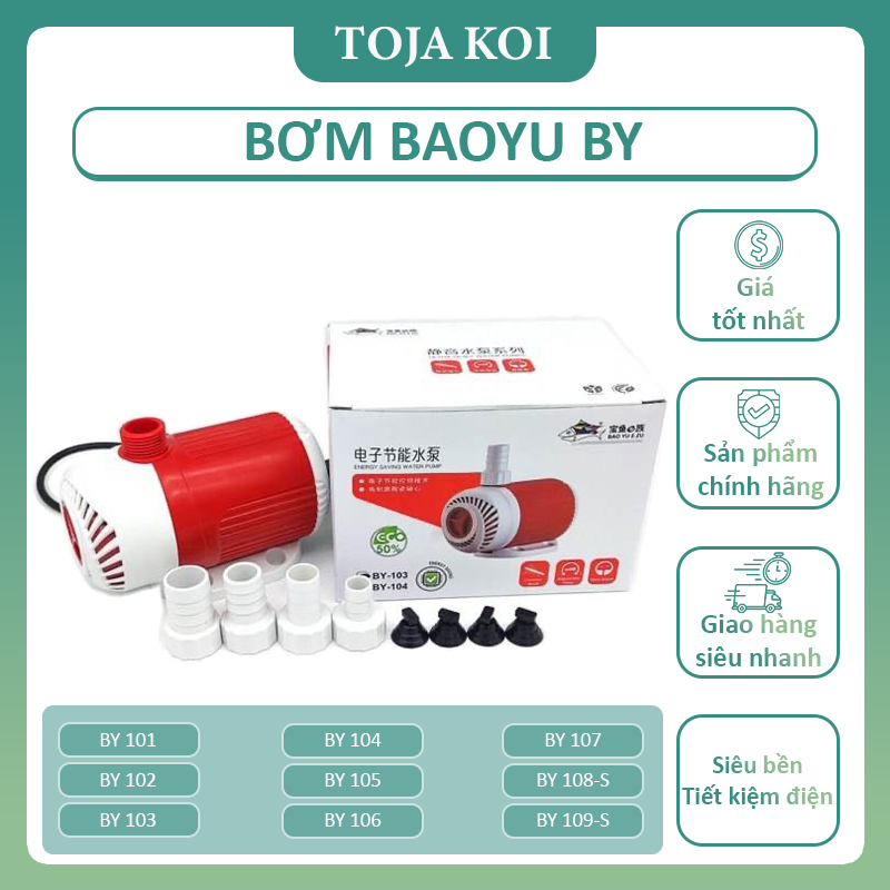 (RẺ VÔ ĐỊCH ) MÁY BƠM BAOYU BY101 - BY102 - BY103 - BY104 - BY105 - BY106 - BY107 - BY108S - BY109S