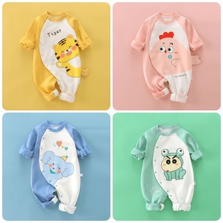 Bộ body dài tay body suit áo liền quần quần áo trẻ em cho bé trai bé gái sơ sinh SLT08